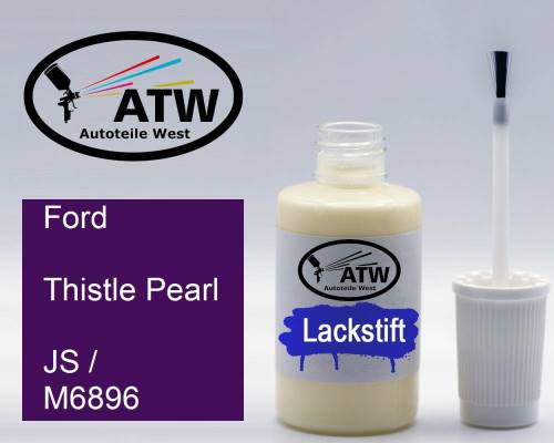 Ford, Thistle Pearl, JS / M6896: 20ml Lackstift, von ATW Autoteile West.